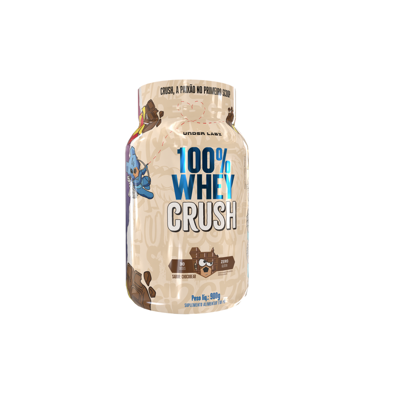 WHEY CRUSH 100% CONCENTRADA  900G