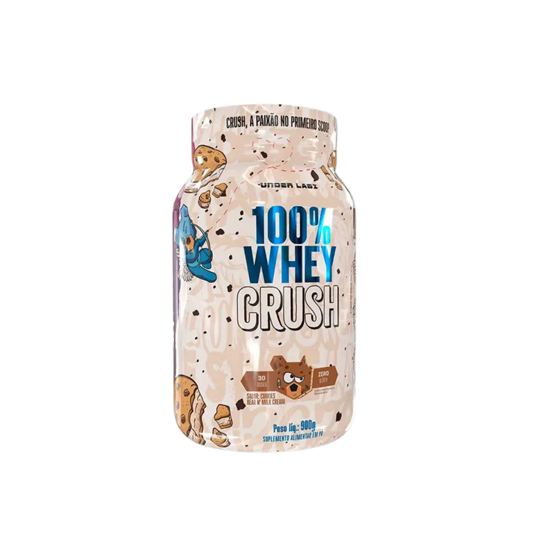 WHEY CRUSH 100% CONCENTRADA  900G