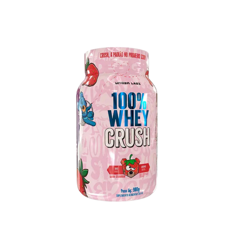WHEY CRUSH 100% CONCENTRADA  900G