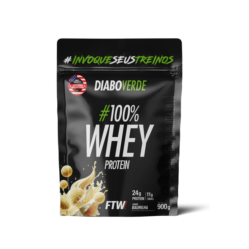 EDIÇÃO ESPECIAL DIABO VERDE 100% WHEY - 900G