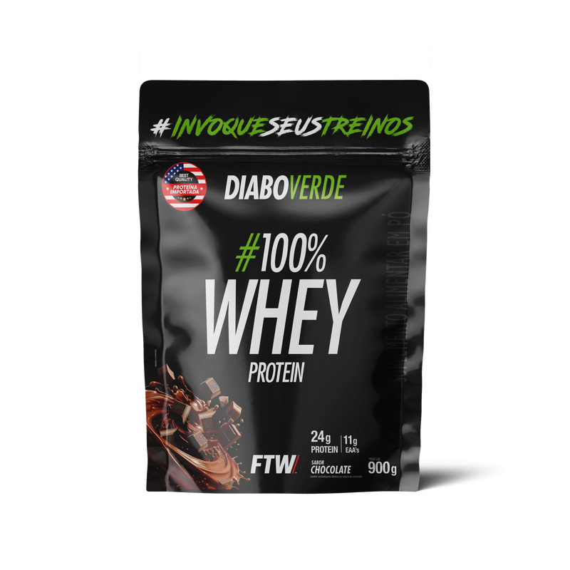 EDIÇÃO ESPECIAL DIABO VERDE 100% WHEY - 900G