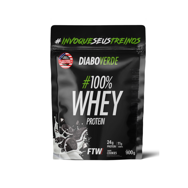 EDIÇÃO ESPECIAL DIABO VERDE 100% WHEY - 900G