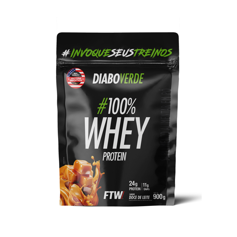 EDIÇÃO ESPECIAL DIABO VERDE 100% WHEY - 900G