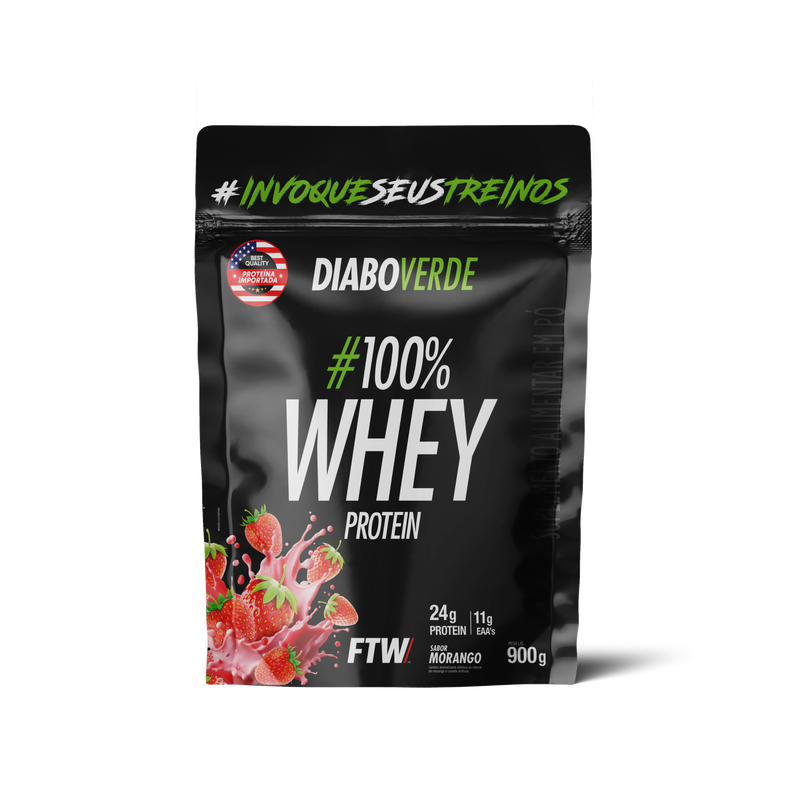 EDIÇÃO ESPECIAL DIABO VERDE 100% WHEY - 900G