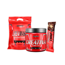 Creamass 3kg + Creatina Carbo 300g + 1 CRISP bar