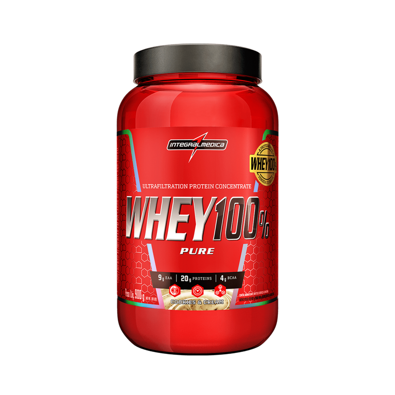 WHEY 100% PURE POTE 900G